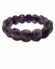 Βραχιόλι αμέθυστος πλακέ