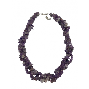 Κολιέ τρίσειρο αμέθυστος