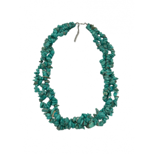 Κολιέ τρίσειρο τουρκουάζ