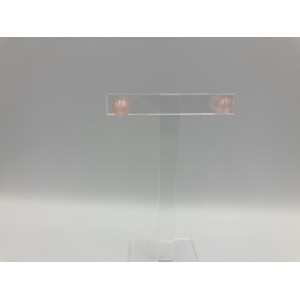 Σκουλαρίκια ροζ χαλαζία