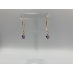 Σκουλαρίκια αμέθυστος