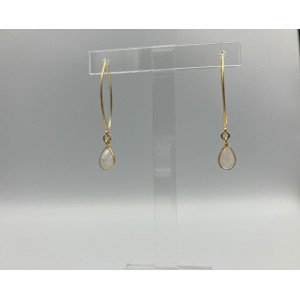 Σκουλαρίκια φεγγαρόπετρα