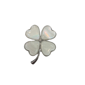 Καρφίτσα φίλντισι τετράφυλλο